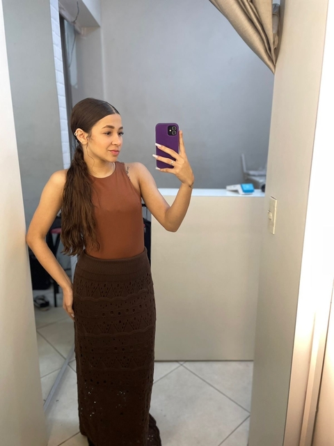 Saia em tricô - comprar online