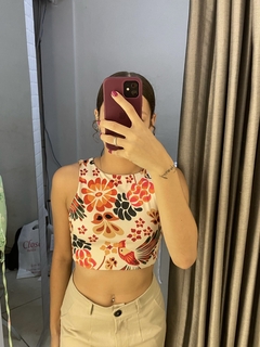 Cropped estilo farm - comprar online