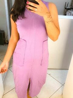Vestido regata lilas - Closet's - moda feminina moda blogueira moda balada 