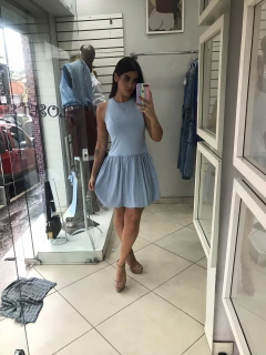 vestido azul regata virginia