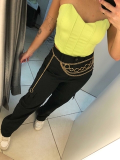 calça cargo preta - loja online