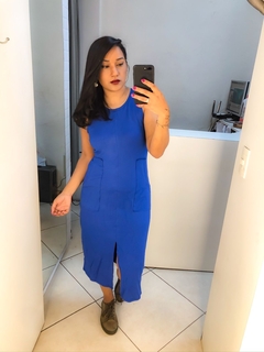 Imagem do Vestido regata azul