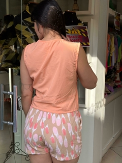 Short em alfaiataria