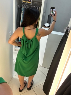 Vestido Plus size de alça Verde na internet