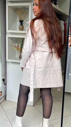 Sobretudo em Lã batida Beje na internet