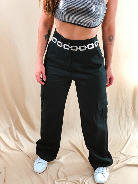 calça cargo preta - comprar online