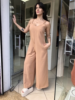 Macacão nude comprido - loja online