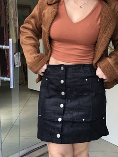 Blusa de frio peluciada marrom