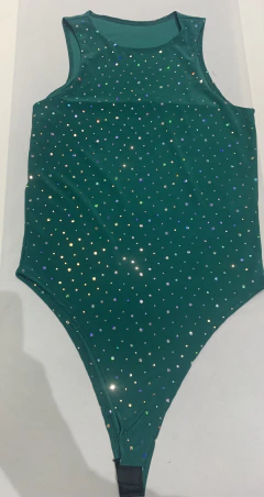body zara com brilho verde - comprar online