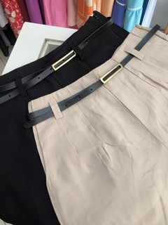 Short marant com cinto de argola e fivela dourada - Closet's - moda feminina moda blogueira moda balada 
