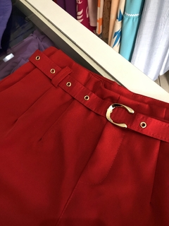 Short em alfaiataria com cinto - Closet's - moda feminina moda blogueira moda balada 