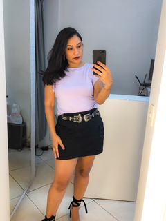 blusa muscle lilás em viscolycra - comprar online