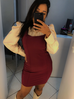 vestido lipo marsala na internet