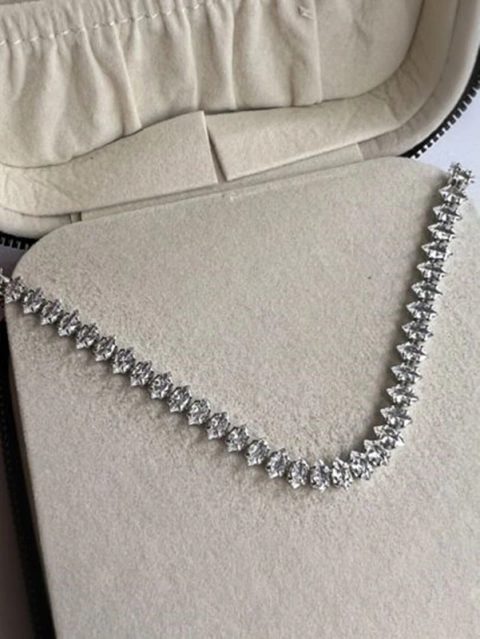 Choker Riviera Baguete - Ref.035