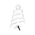 ARBOLITO NAVIDAD TABLITAS MADERA CRISTAL - CR360D