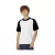 REMERA INFANTIL RANGLAN SPUM - BLANCO/NEGRO - comprar online