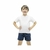 REMERA INFANTIL JERSEY DEPORTIVO SUBLIMABLE - BLANCO