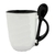 TAZA CERAMICA CUCHARA - NEGRO - comprar online