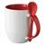 TAZA CERAMICA CUCHARA - ROJO - comprar online