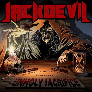 LP JACKDEVIL - "Unholy Sacrifice" (VINIL VERMELHO)