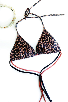 CORPIÑO TRIANGULO DOBLE TIRA NEW ANIMAL PRINT - comprar online