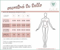 CORPIÑO TRIANGULO REGULABLE RAMILLETES - Lolet