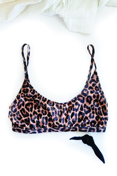 CORPIÑO TOP DEPORTIVO CON NUDO NEW ANIMAL PRINT en internet