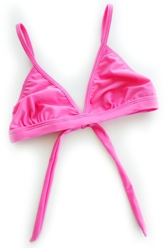 CORPIÑO TRIANGULO REGULABLE ROSA MILKSHAKE - tienda online