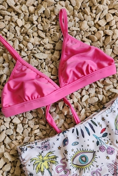 CORPIÑO TRIANGULO REGULABLE ROSA MILKSHAKE - comprar online
