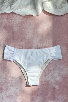 BOMBACHA VEDETINA FRUNCES TEXTURA MARRUECOS BLANCO - Lolet