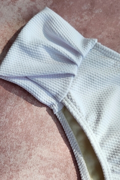 BOMBACHA VEDETINA FRUNCES TEXTURA MARRUECOS BLANCO - comprar online