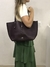 Bolsa Coach Couro Vinho