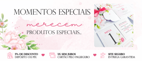 Carrusel Personaliza Conviteria - Convites e papelaria personalizada para casamento