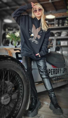 BUZO HOODIE TM EAGLE BLACK