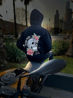 BUZO HOODIE TM DEATH RED/GREY