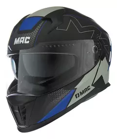 CASCO MAC M69 FORCE DYNAMO BLACK BLUE MATTE