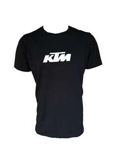 REMERA KTM PURE LOGO TEE BLACK/WHITE