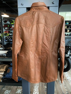 CAMISA GENUINE LEATHER BROWN - tienda online