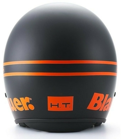 CASCO BLAUER PILOT 1.1 HT NEGRO MATE NARANJA en internet