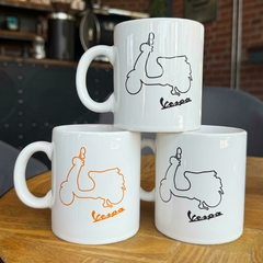 TAZA DE CERAMICA VESPA - tienda online