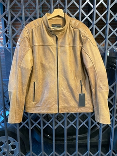 CAMPERA CUERO LUPE MILÁN BEIGE