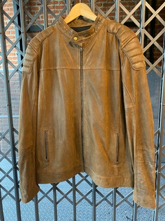 CAMPERA CUERO LUPE FRANCIA MARRON