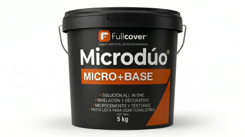 Microdúo® 5 m2 (Microcemento + Base Niveladora) Pasta Tonalizable x ( 5 kg )