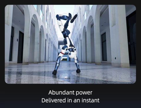 robot acrobático ultraligero