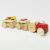 Tractor de madera con animalitos
