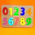 ENCASTRE DE NUMEROS DE MADERA