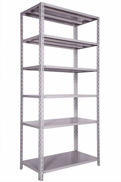 estante linha pesada 30cm chapa 18/22 resistente - Estante de aço para estoque