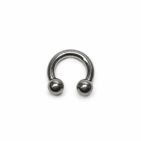 Ferradura BIG Aço Cirúrgico 04mm x bola 06mm