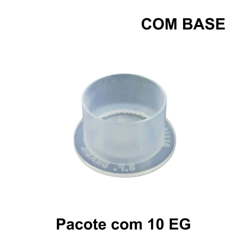 Batoque EG de Plástico TTs COM BASE Transparente - 10 Unidades - comprar online