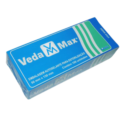 Envelope Autosselante para Esterilização VEDAMAX 5cm x 13cm - 100 Unidades - comprar online